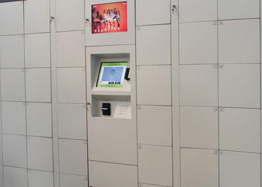 Coin Operated Airport Luggage Storage Locker dengan layar sentuh komputer industri 15 inci
