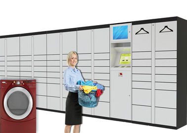 Smart Electronic Storage Laundry Locker, Self Service Delivery Lockers Waterproof Disesuaikan