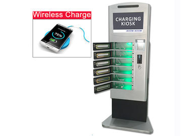 Mobile Charging Station, Smart Wireless Charging Kios Touch Screen