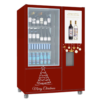 Pelatihan Vending Machine Stainless Wine Dispenser Black Steel Dengan Sistem Pendingin