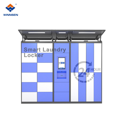 Loker Laundry Pakaian Berbayar Disesuaikan Untuk Bisnis Dry Cleaning ISO9001 32 inci