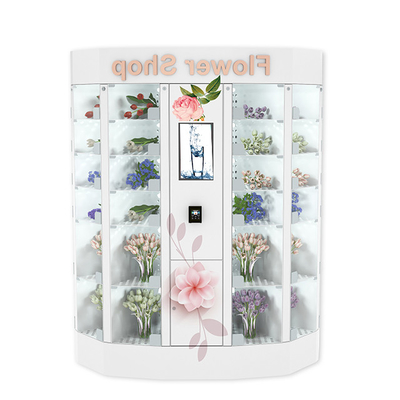 Kontrol Layar Sentuh Floss Flower Vending Locker Otomatis Dengan Wifi