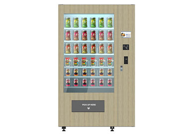 Mesin Penjual Vending Cerdas Segar Dengan Sistem Outlook / Elevator Kayu