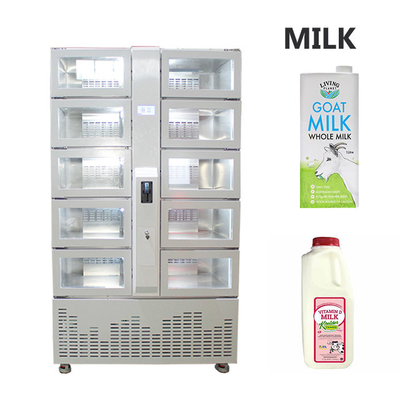 Loker Mesin Penjual Jual Pintar Makanan Dikemas Mesin Penjual Susu Dengan Loker