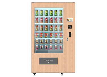 Smart Cake Yogurt Salad Vending Machine Dengan Sistem Kayu Outlook / Elevator