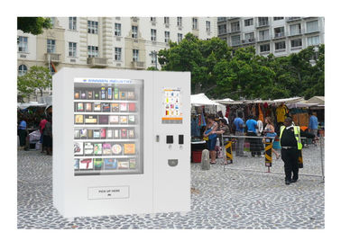 Snack Food Coffee Water Drink Automatic Vending Machine Dengan Layar Sentuh Iklan