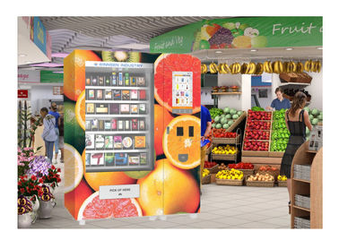 Customize Made Bill Beverage Snack Vending Machine Dengan Layar 22 Inci