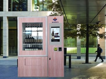 Winnsen Mini Mart Wine Vending Machine Dengan Sistem Lift Lift, 22 Inch Touch Screen
