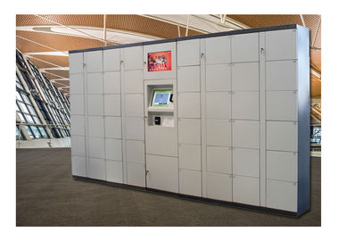 Bandara Digunakan Loker Elektronik Kabinet Bagasi Pintar Dengan Kandang Baja