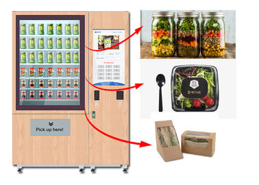 Winnsen Juice Salad Vending Machine, Makanan Sehat Vending Locker Dengan Sistem Angkat