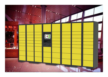 Rental Public Touch Screen Locker Untuk Bagasi, Loker Penyimpanan Sidik Jari Untuk Ruang Tunggu