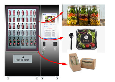 Makanan Sehat Vending Locker, Salad Vending Machine Dengan Sistem Remote Control