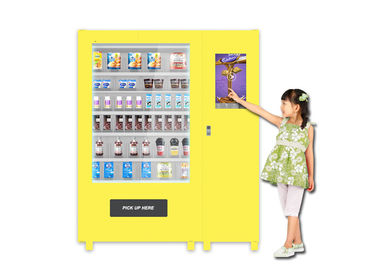 Park Supermarket Food Vending Machine Menyesuaikan Biskuit Snack Vending Machine