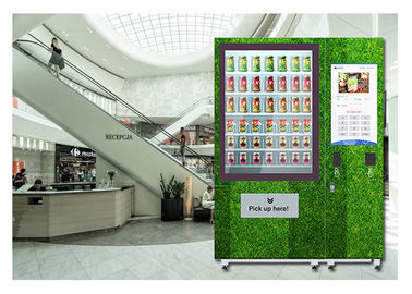 Restoran University Gym Salad Vending Machine Dengan Conveyor Dan Sistem Remote Control