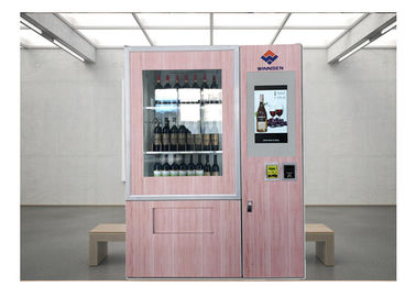 Remote Stock Monitor Wine Dispenser Beer Vending Machine Dengan Fungsi Periklanan