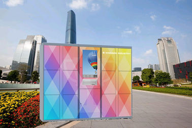 Smart click and Collect Parcel delivery sender and receiver electric laundry rental Lockers outdoor