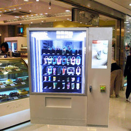 24 Jam Coin Dioperasikan Milk Soda Vending Machine Untuk Snack Drink dengan Tampilan Iklan