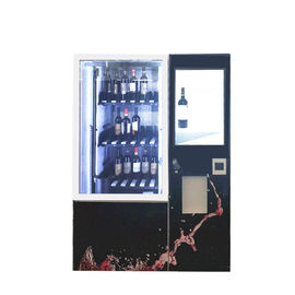 Anggur Bir Botol Cola Jus Mesin Penjual Otomatis Kios Dengan Layar Sentuh dan Kulkas