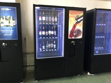 Lobi Hotel Komersial Mini Mart anggur bersoda bir botol sampanye Mesin Penjual Otomatis dengan Saluran Inovatif yang Dapat Disesuaikan