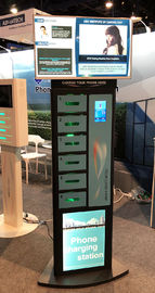Bandara Video Iklan Ponsel Kunci Ponsel Stasiun pengisian daya Perangkat Layar LCD Lampu UV