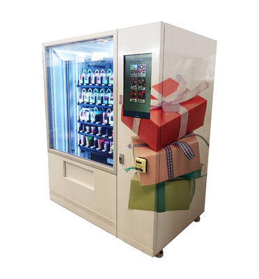 Salad Sayuran Kaca Botol Combo Vending Machine Indoor Layar Sentuh Besar Opsi Pembayaran non-sentuh