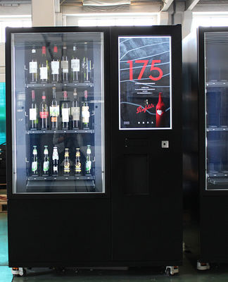 OEM / ODM cerdas bir anggur merah lift mesin penjual otomatis di Perancis