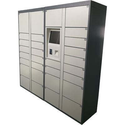 Logistik Self Service Smart Parcel Delivery Locker Penggunaan Luar Ruangan dengan Fungsi Periklanan Layar Sentuh
