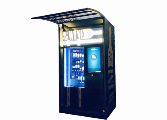 Remote Stock Monitor Wine Dispenser Beer Vending Machine Dengan Fungsi Periklanan