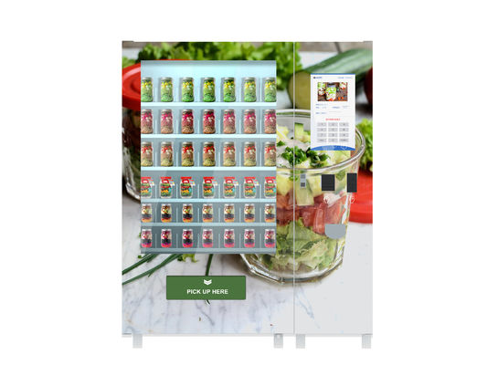Makanan Sehat Vending Locker, Salad Vending Machine Dengan Sistem Remote Control