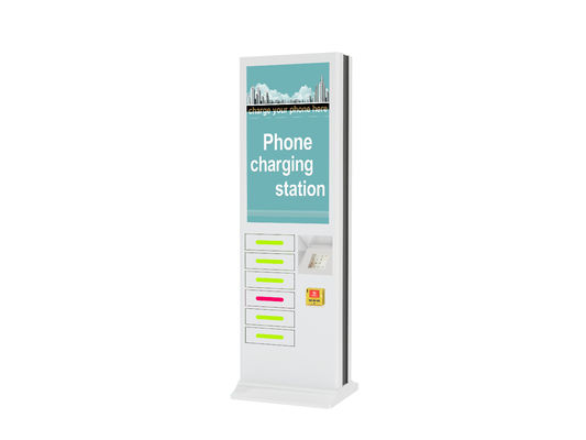 Coin Operated Mobile Phone Charging Station, Ponsel Charger Kiosk