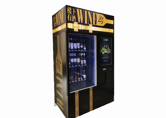 Mesin Penjual Anggur Otomatis 22 Inch Dengan Kulkas Dan Lift