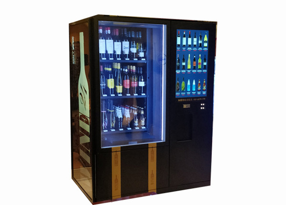 Mesin Penjual Anggur Otomatis 22 Inch Dengan Kulkas Dan Lift