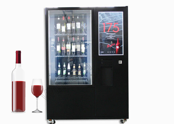 Pembayaran Cerdas Kulkas Champagne Wine Vending Machine Verifikasi Usia