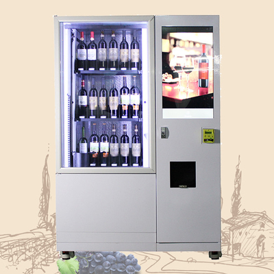 Mesin Penjual Wiski Botol Anggur Merah Dengan Sistem Lift Lift