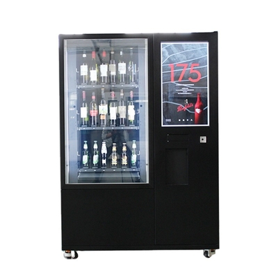 Mesin Penjual Wiski Botol Anggur Merah Dengan Sistem Lift Lift