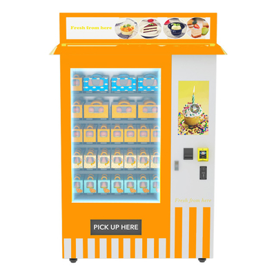 Fruit Coolant Vending Machine Belt Conveyor Sandwich Cupcake Dengan Lift