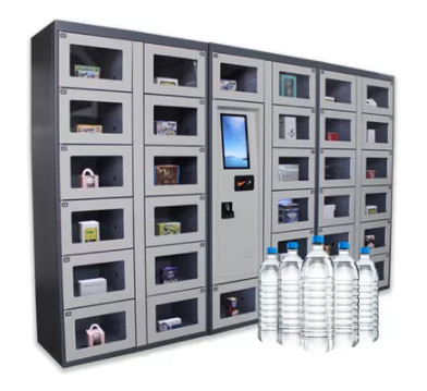 Smart 24 Jam Wifi LPG LNG Vending Locker Pertukaran Gas Silinder Sayuran Buah Pembayaran Kredit