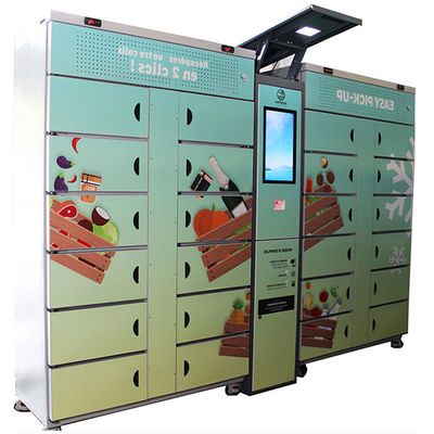 Kualitas  Automatic Cooling Vending Locker Cabinets pabrik
