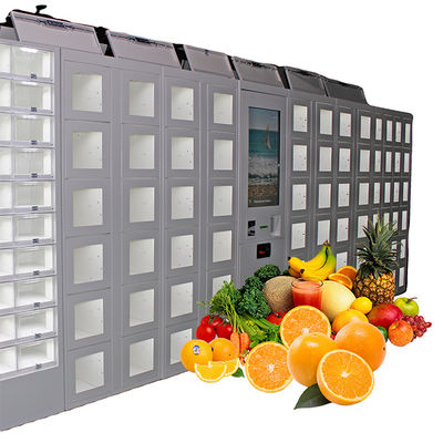 kualitas  Winnsen Vegetables Fruits Potato Honey Eggs Vending Lockers with Different Door Size pabrik