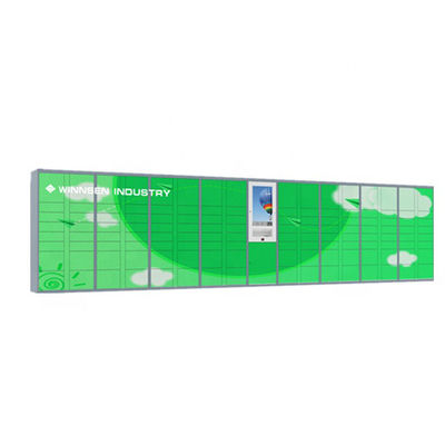 Kualitas  Barcode Password Computer CRS Luggage Lockers Safe With Multi Language Ui pabrik