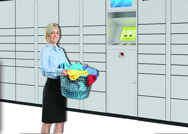 Semi Luar Smart IC Card Reader The Cleaning Locker Untuk Layanan Laundry Komersial