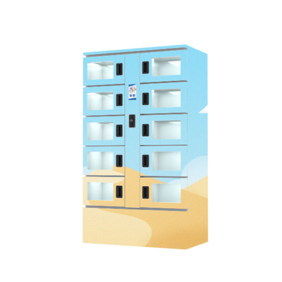 Winnsen Transparan Refrigerated Locker ukuran warna loker beku yang disesuaikan