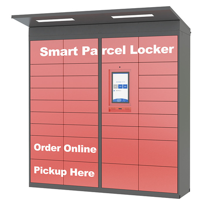 Loker Pengambilan Paket Pengiriman Swalayan Luar Dengan App Smart Kiosk