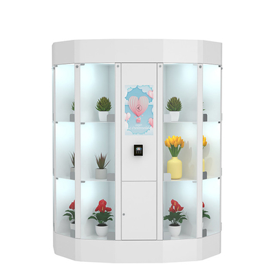 Robotic Box Touch Flower Vending Locker 19 Inch Dengan Remote Control