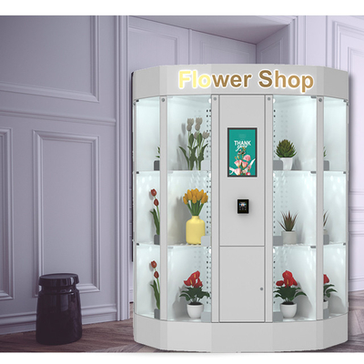 24/7 Flower Vending Locker Machine 22 Inch Untuk Akses Nyaman Dan Mudah