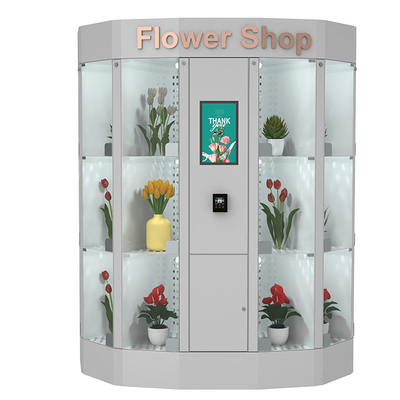 24/7 Flower Vending Locker Machine 22 Inch Untuk Akses Nyaman Dan Mudah