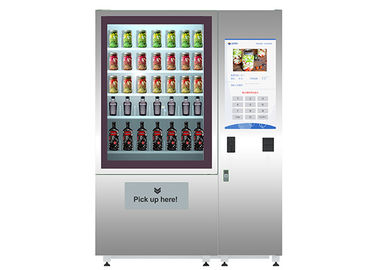 ODM OEM mesin penjual sayur salad buah dengan lift dan pendingin
