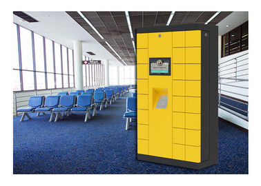 Terminal Bus Bandara Penyimpanan Bagasi Kabinet Loker Publik Dengan Koin Dioperasikan