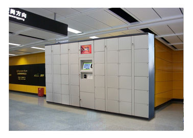 Terminal Bus Bandara Penyimpanan Bagasi Kabinet Loker Publik Dengan Koin Dioperasikan