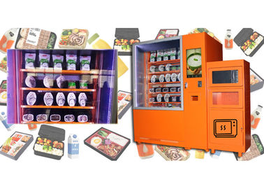 Mesin Penjual Makanan Pendingin Makanan Pendingin, Mesin Penjual Makanan Sehat Dengan Microwave